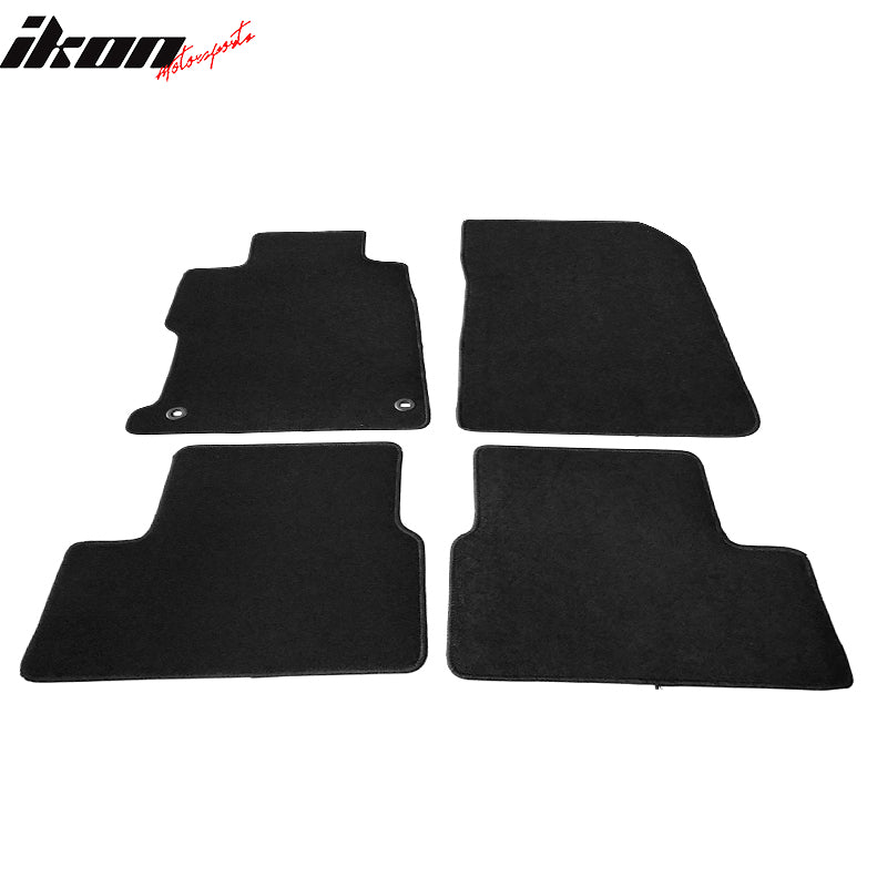 IKON MOTORSPORTS, Floor Mat Compatible With 2012-2013 Honda Civic