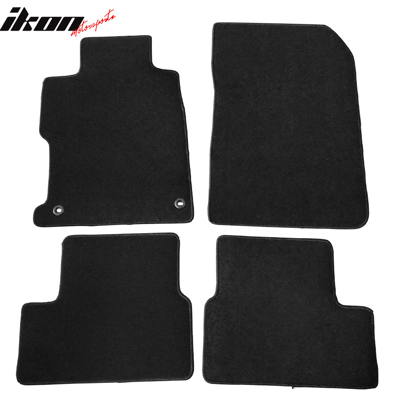 IKON MOTORSPORTS, Floor Mat Compatible With 2012-2013 Honda Civic