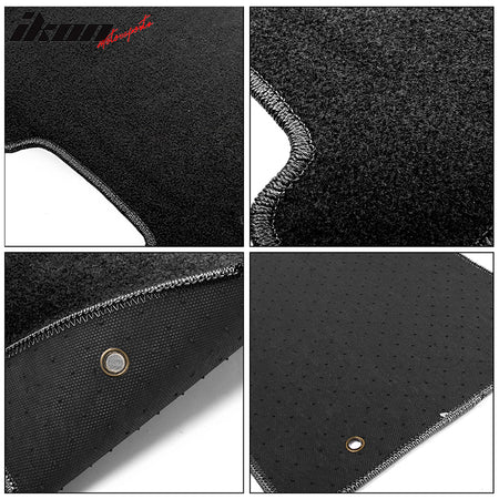 Fits 11-21 Nissan Frontier Crew Cab Car Floor Mats Liners Carpet Black Set Nylon