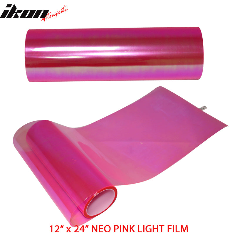 Neo Film Laminate Pink Headlight Tail light Fog 2 piece Left + Right
