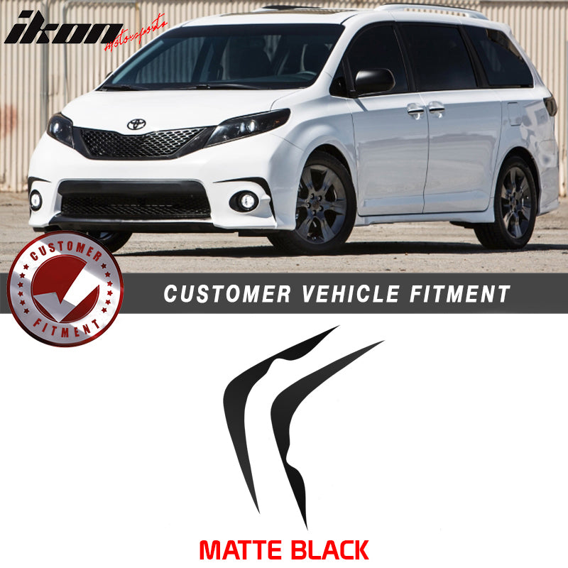 2011-2016 Toyota Sienna SE Pre Cut Front Bumper Vinyl Accent Trim