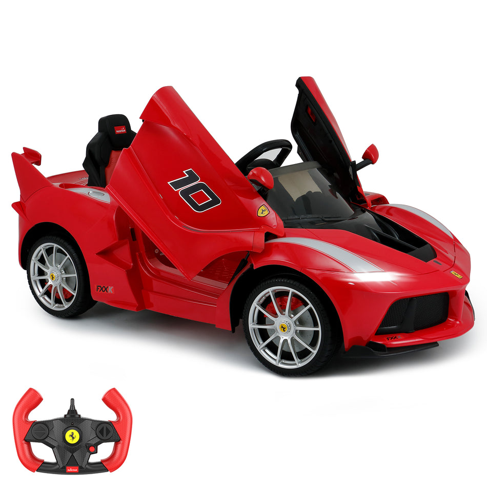 Ferrair Ride-on Red Toy Car for Kids with Parent Remote Control