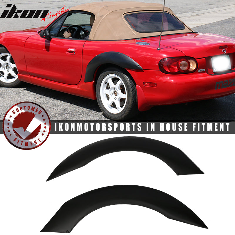 1999-2005 Mazda Miata MX5 NB MDP Style Fender Flares Rear PU 2PCS