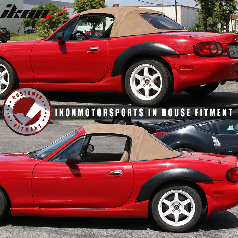 Fits ata M99-05 Mazda MiX5 NB Fender Flares MDP Style Rear PU 2PCS