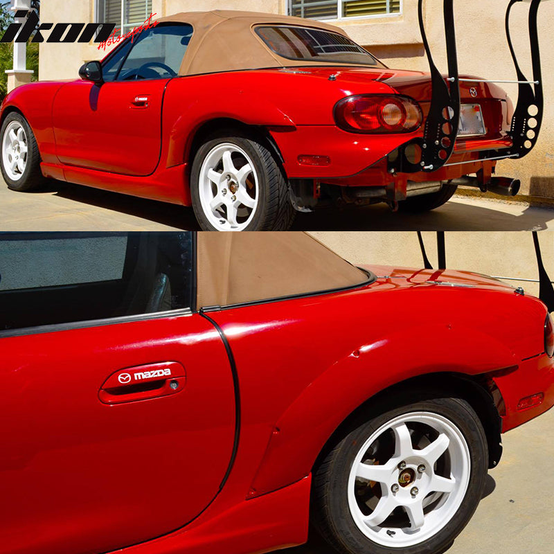 Fender Flares Compatible With 1999-2005 Mazda Miata, Convertible