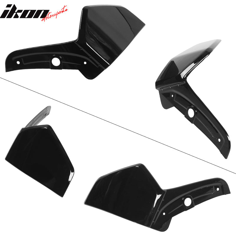 Fit 19 - 21 Bmw G05 X5 M Sport 2pc Front Splitter Apron cflCarbon Fiber PrintIkon Motorsports