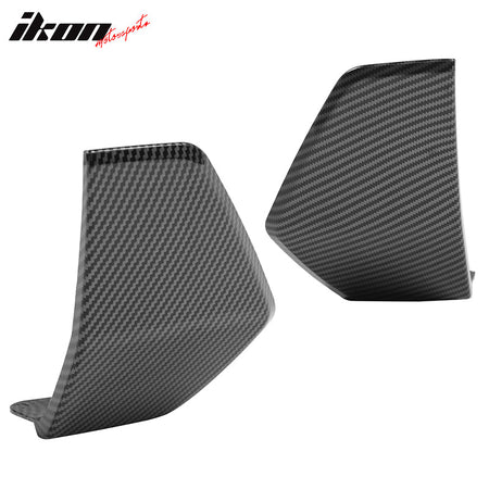 Fit 19 - 21 Bmw G05 X5 M Sport 2pc Front Splitter Apron cflCarbon Fiber PrintIkon Motorsports