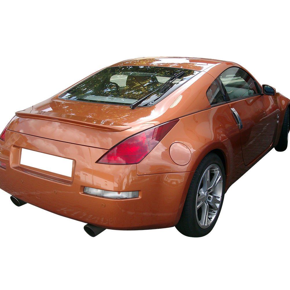 Fits 03 - 08 Nissan 350Z K23 Liquid Platinum Metallic Trunk SpoilerIkon Motorsports