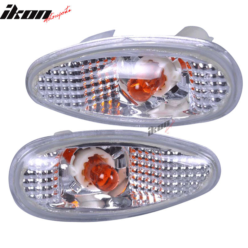 Side Maker Lights Lamps for Universal Space Gear Crystal Clear Pair
