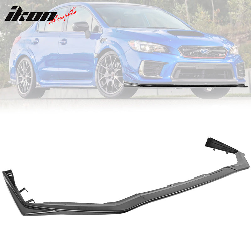 2018-2021 Subaru WRX STI Style Unpainted Front Bumper Lip ABS 3PCS