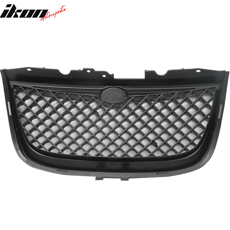 Fits 99-04 Chrysler 300M Diamond Unpainted Mesh Hood Grille Cover Grill - ABS
