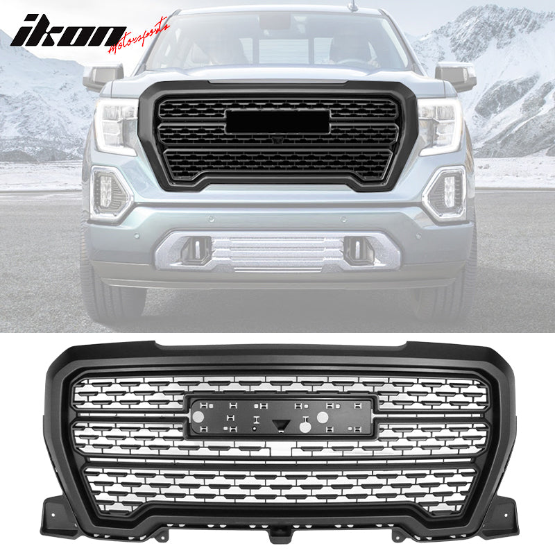 IKON MOTORSPORTS, Grille Compatible With 2019-2021 GMC Sierra 1500 ...