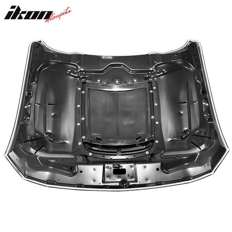 Fits 18-23 Ford Mustang 2Dr GT500 Style Aluminum Front Hood - Unpainted