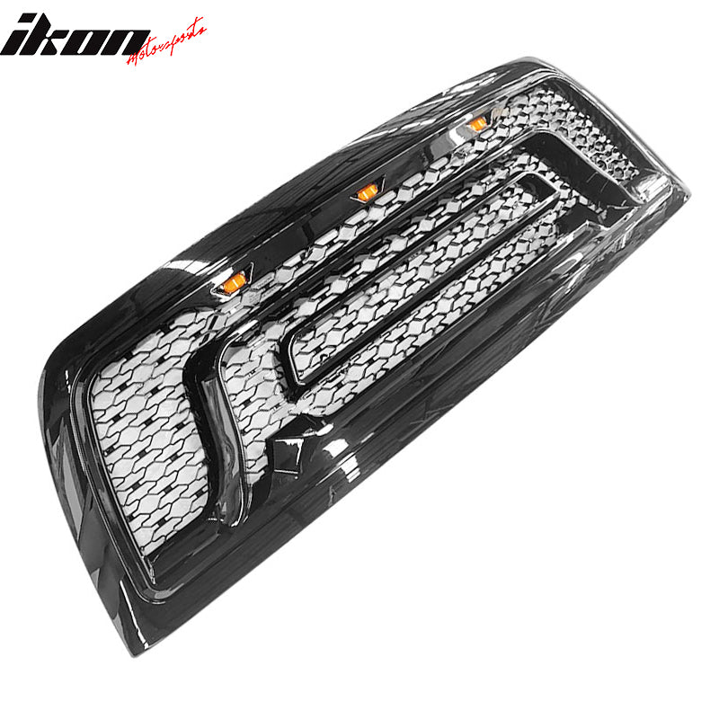 Fit 2010-2018 Dodge Ram 2500 3500 Grille Gloss Black