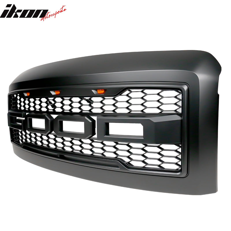 IKON MOTORSPORTS, Front Grille Compatible With 2008-2010 Ford F