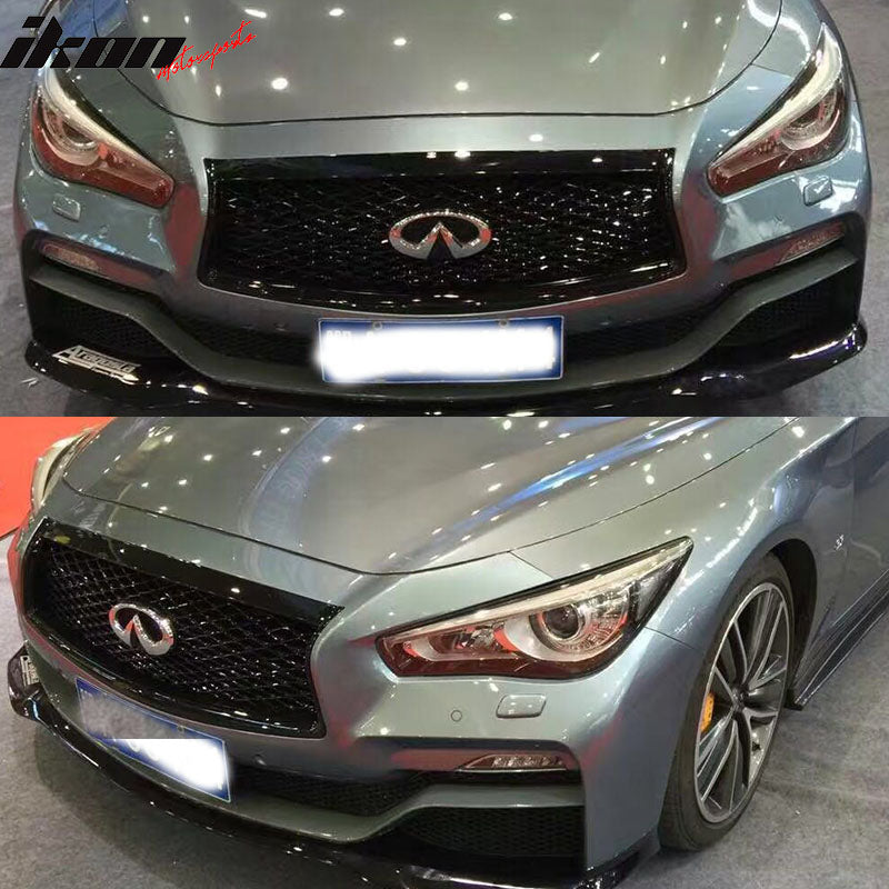 2014-2017 Infiniti Q50 Sedan Eau Rouge Concept Mesh Grille in GLOSS Bl