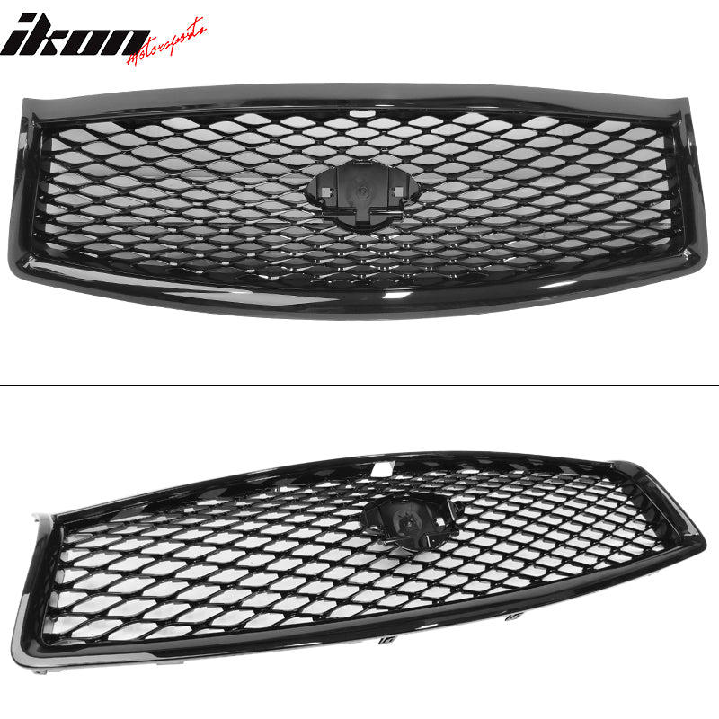 2014-2017 Infiniti Q50 Sedan Eau Rouge Concept Mesh Grille in GLOSS Bl