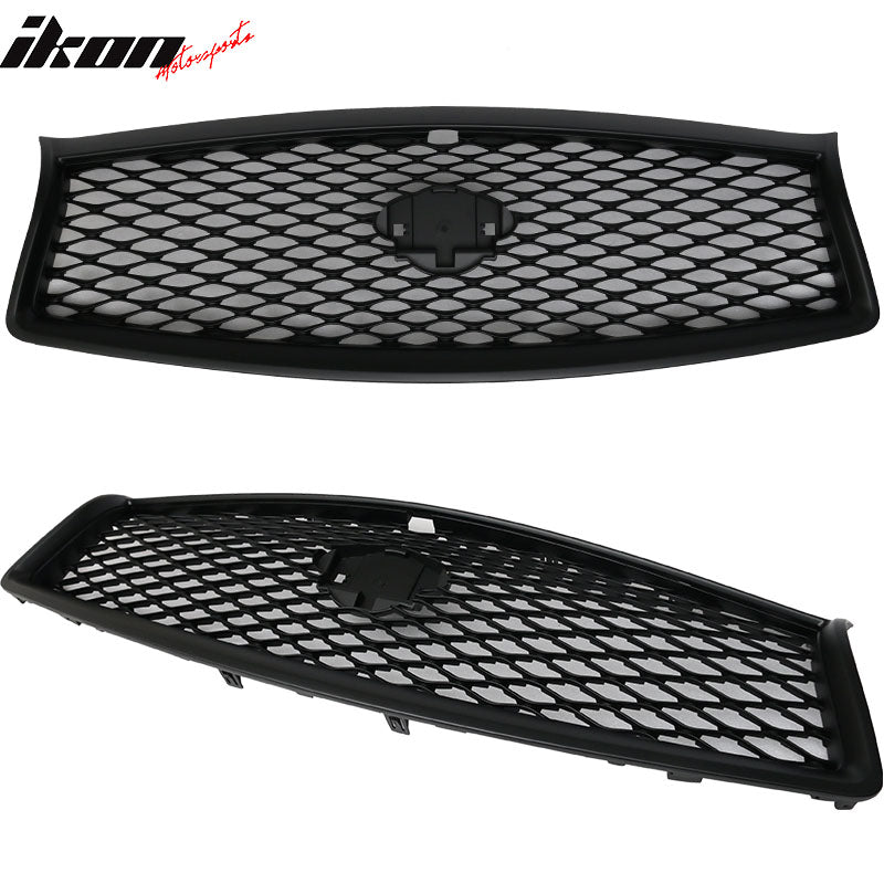 OEM Infiniti Q50 Midnight Black Grille - Without AVM OEM Infiniti Q50 Midnight Black Grille - Without AVM