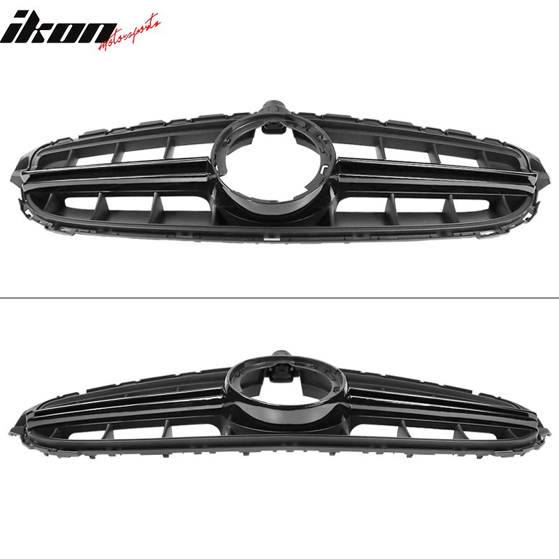 Clearance Sale Fit 19-20 Benz C Class W205 Vertical AMG Style Grille Camera Hole