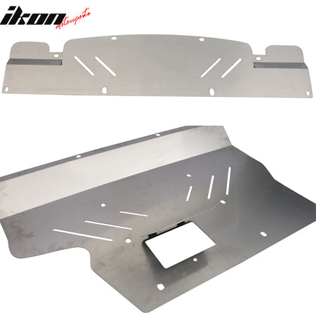 Fit 15-17 Subaru WRX Aluminum Engine Splash Shield Under Tray Skid Plate