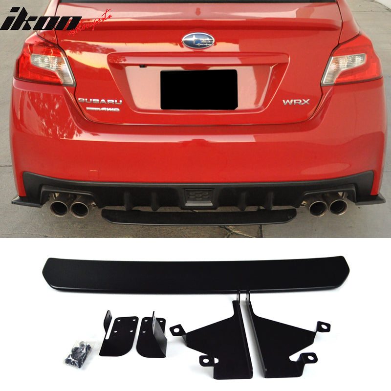 For 15-21 Subaru WRX OE STI Style Rear Diffuser Rear Lip - ABS – Ikon ...