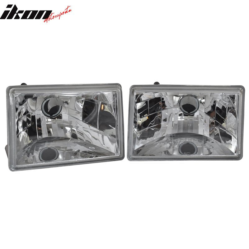 1993-1998 Jeep Grand Cherokee Crystal Headlights (Pair)