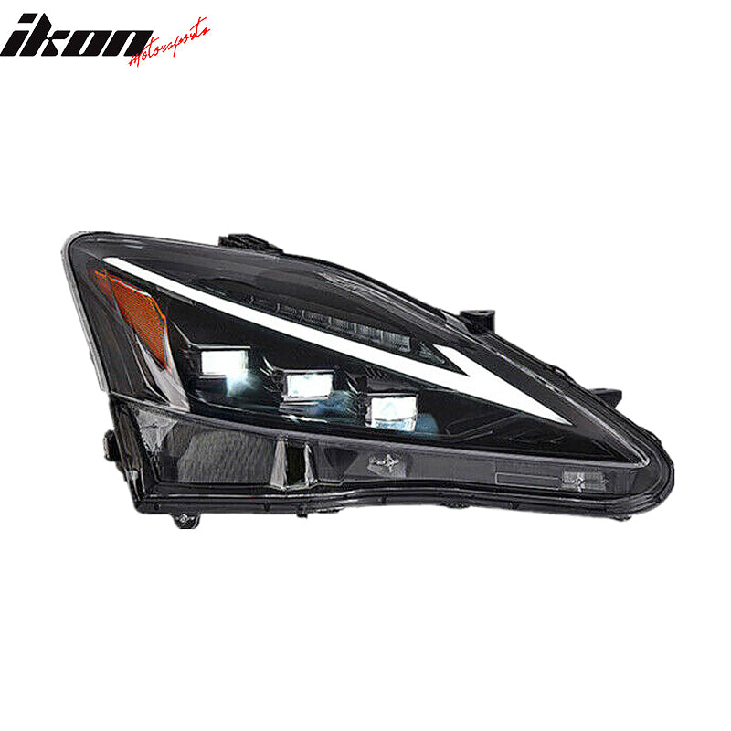 Fits 06-13 Lexus IS250 IS350 IS F 21 IS F Sport Style 2PCS Front LED Headlights