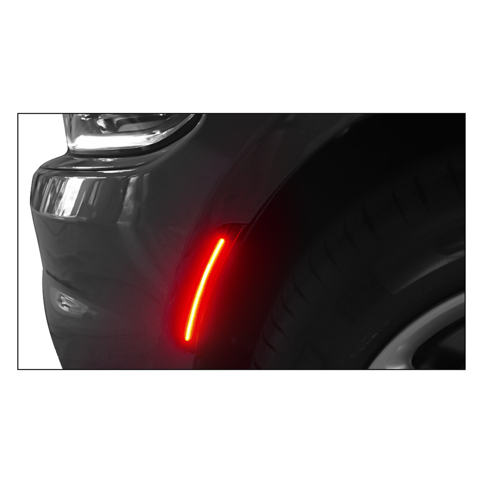 Fits 15-23 Dodge Charger LED Side Marker Lights Turn Signal Lamp