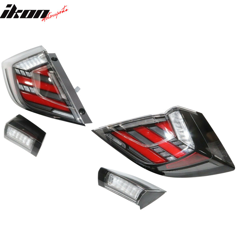 Fits 17-20 Honda Civic 10th Gen FK8 Type R Hatchback Mugen LED