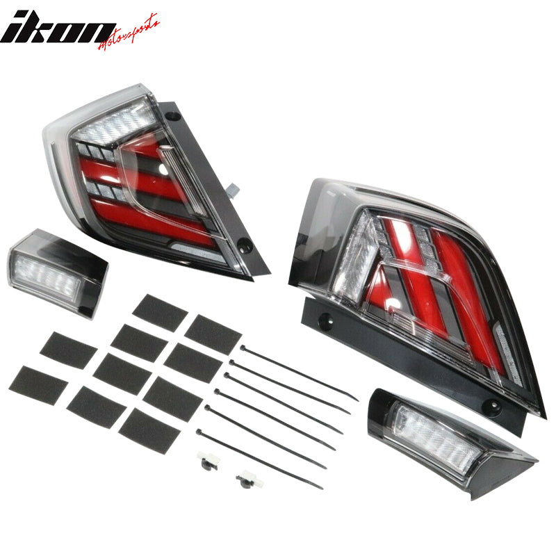 ホンダ　MUGENドアサインライト　FIT2 ge9 Fits 17-20 Honda Civic 10th Gen FK8 Type R Hatchback Mugen LED