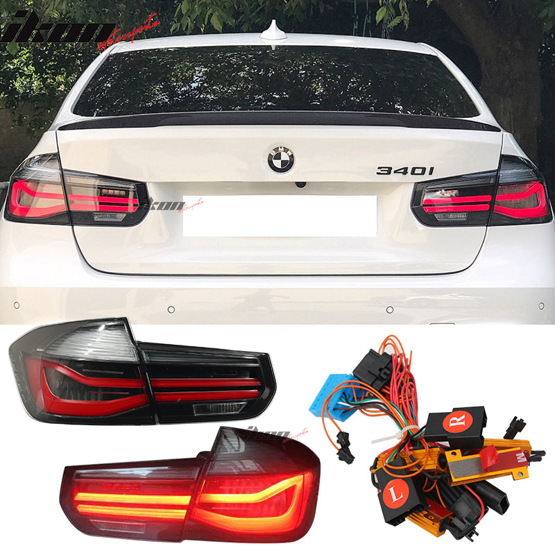 2012-2015 BMW F30 Rear Tail Lights With Wire Coding Harness