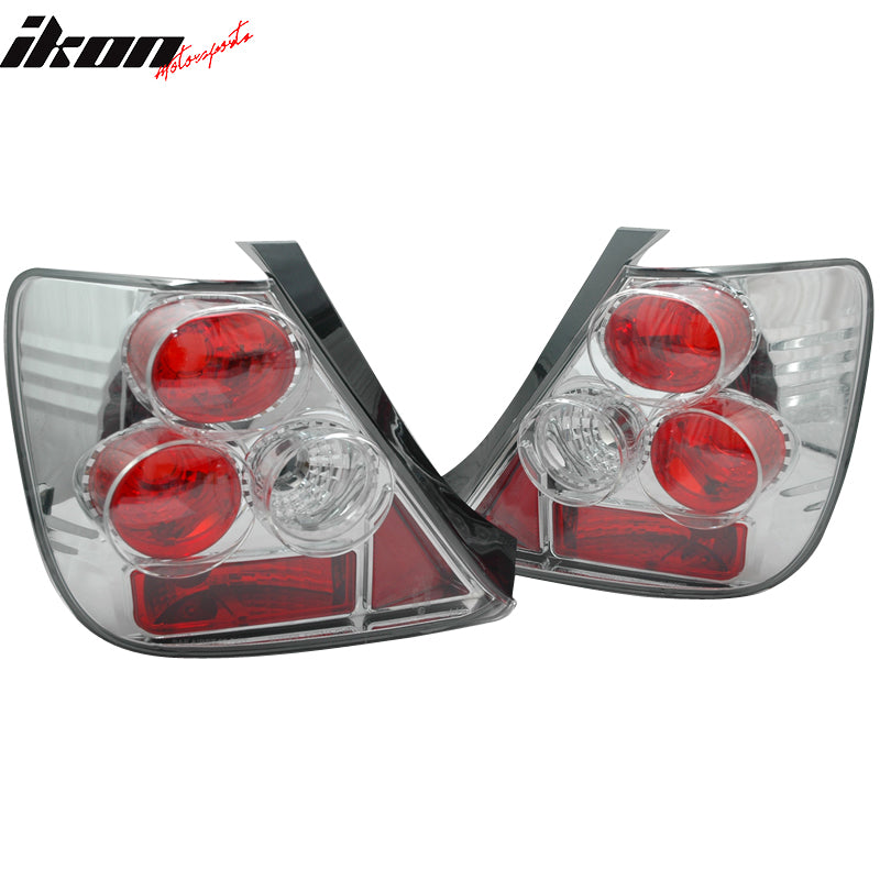 Fits 02-05 Honda Civic 3Dr SI Hb Chrome Altezza Tail Lights