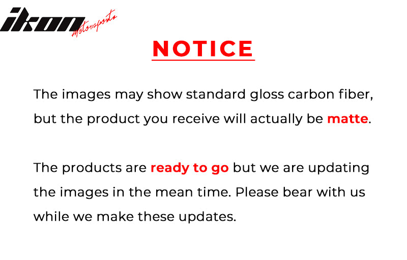 Fit 2016-2018 Chevy Camaro V8 Front Lip Matte Carbon Fiber