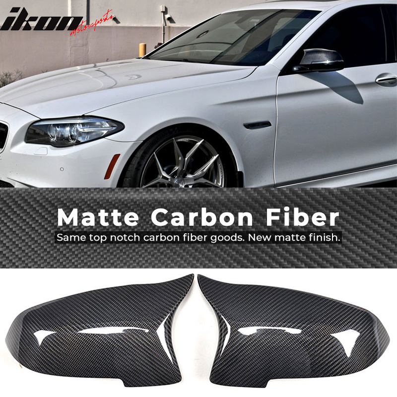 2014-2016 BMW F07 F10 F11 2PCS Side Mirror Covers Carbon Fiber