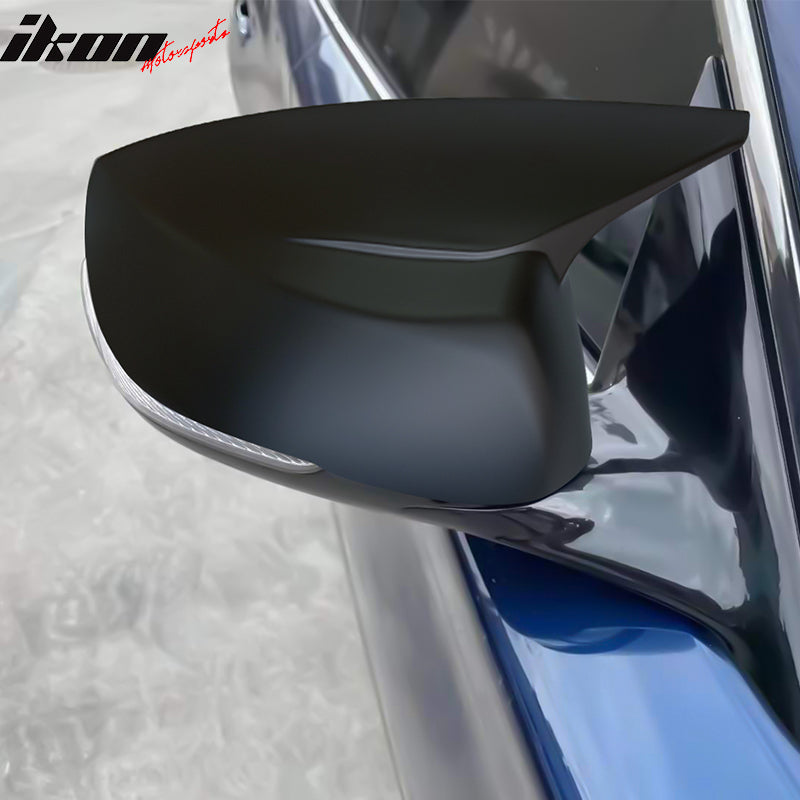 IKON MOTORSPORTS, Mirror Cover Compatible With 2014-2023 Infiniti