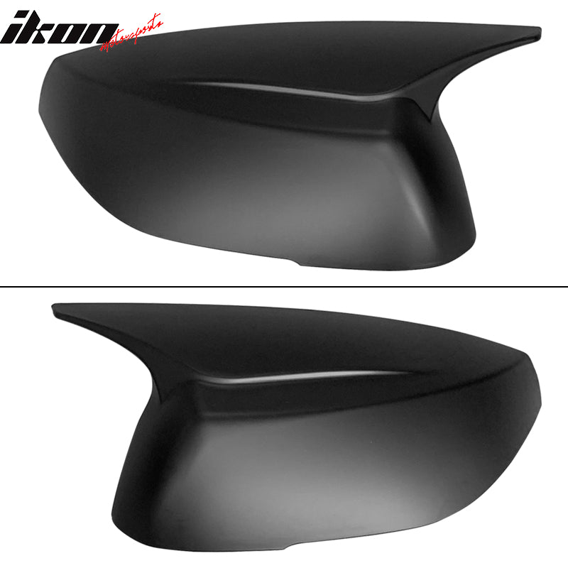 Fits 14-23 Infiniti Q50 Q60 Q70 QX30 Matte Black Rear View Side Mirror Cover Cap
