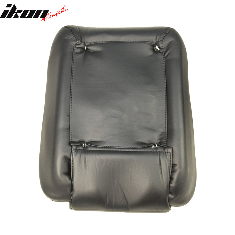 Mid-Sized Classic Bucket Seat w/ Sliders in Black Faux Leather PU