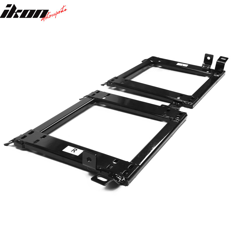 IKON MOTORSPORTS Racing Seat Brackets, Compatible With 2001-2008