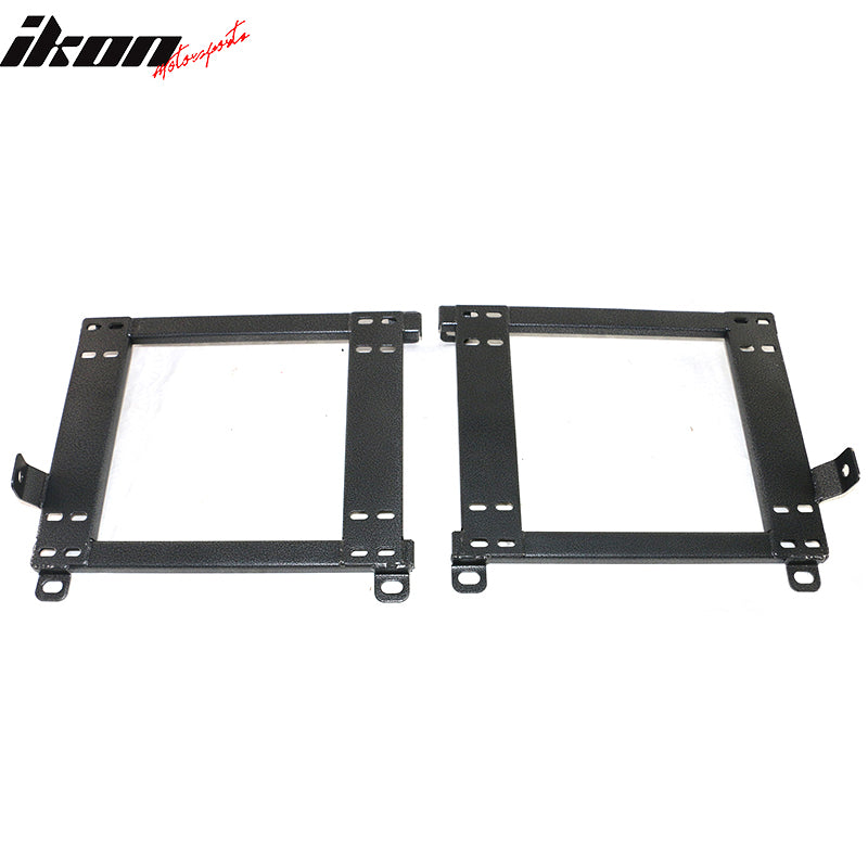 IKON MOTORSPORTS Racing Seat Brackets Pair, Compatible With 1990-1999 Toyota MR2 W20 SW20 Chassis, Mounting Set Left Right