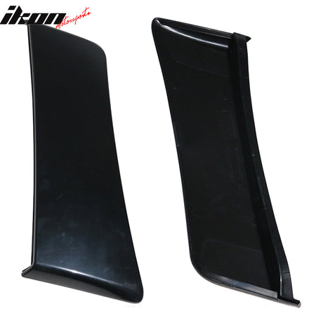 Fits 15-18 Ford Mustang GT Style Rear Quarter Panel Side Scoops Unpainted - ABS