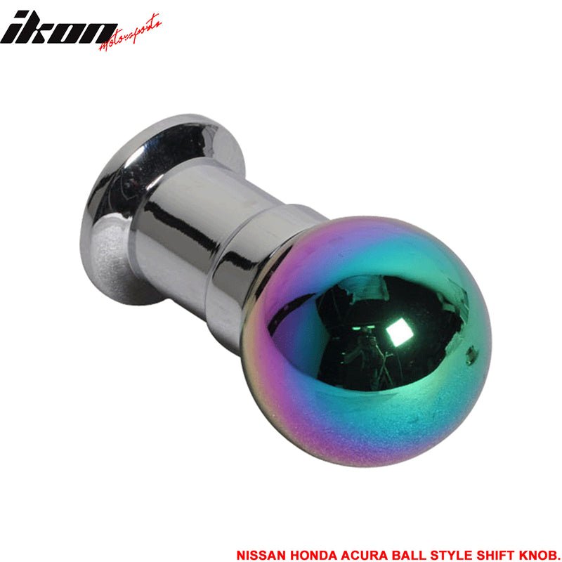 Shift Knob Compatible With 1986-2001 Acura Integra, Titanium Ball Type Manual JDM Gear Shift Knob by IKON MOTORSPORTS, 1987 1988 1989 1990 1991 1992 1993 1994 1995 1996 1997 1998 1999 2000