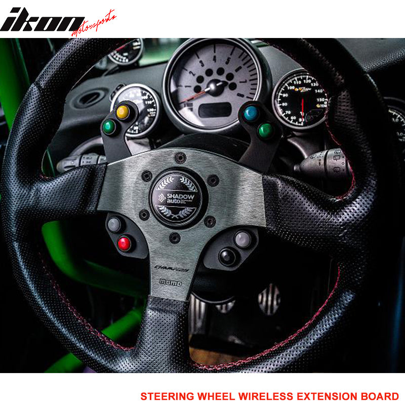 Steering Wheel Wireless Controller System Compatible With Universal Vehicles 8 Channel Programmable Steering Wheel Wireless Controller System by IKON MOTORSPORTS, 1997 1998 1999 2000 2001 2002 2003
