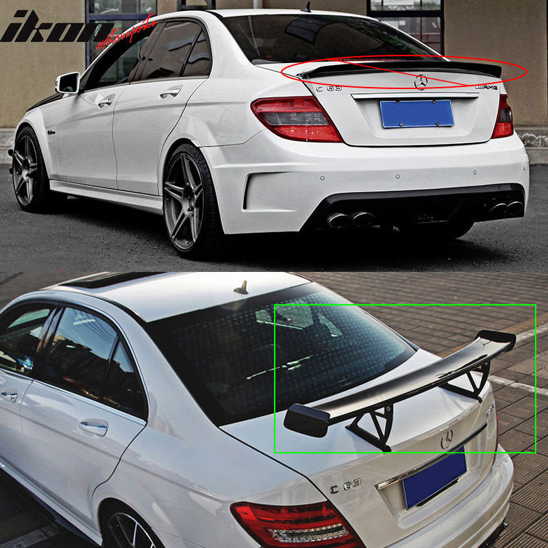 Compatible With 2008-2011 W204 Mercedes BENZ Black-Series Style Conversion Front & Rear BodyKit - PP