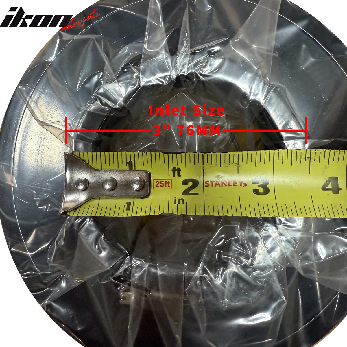 Compatible With Yellow Cold Air Filter Intake W Black Trim For Most Car