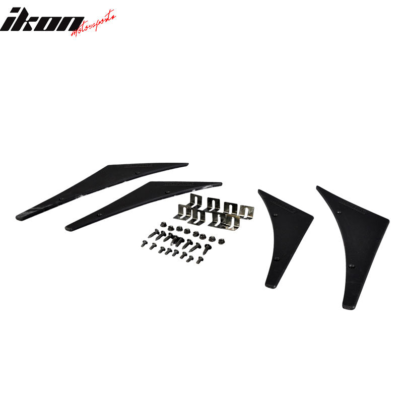 Front Bumper Lip Splitter Kit – Add-On Chin Spoiler Valence (Unbranded, Japan Origin)