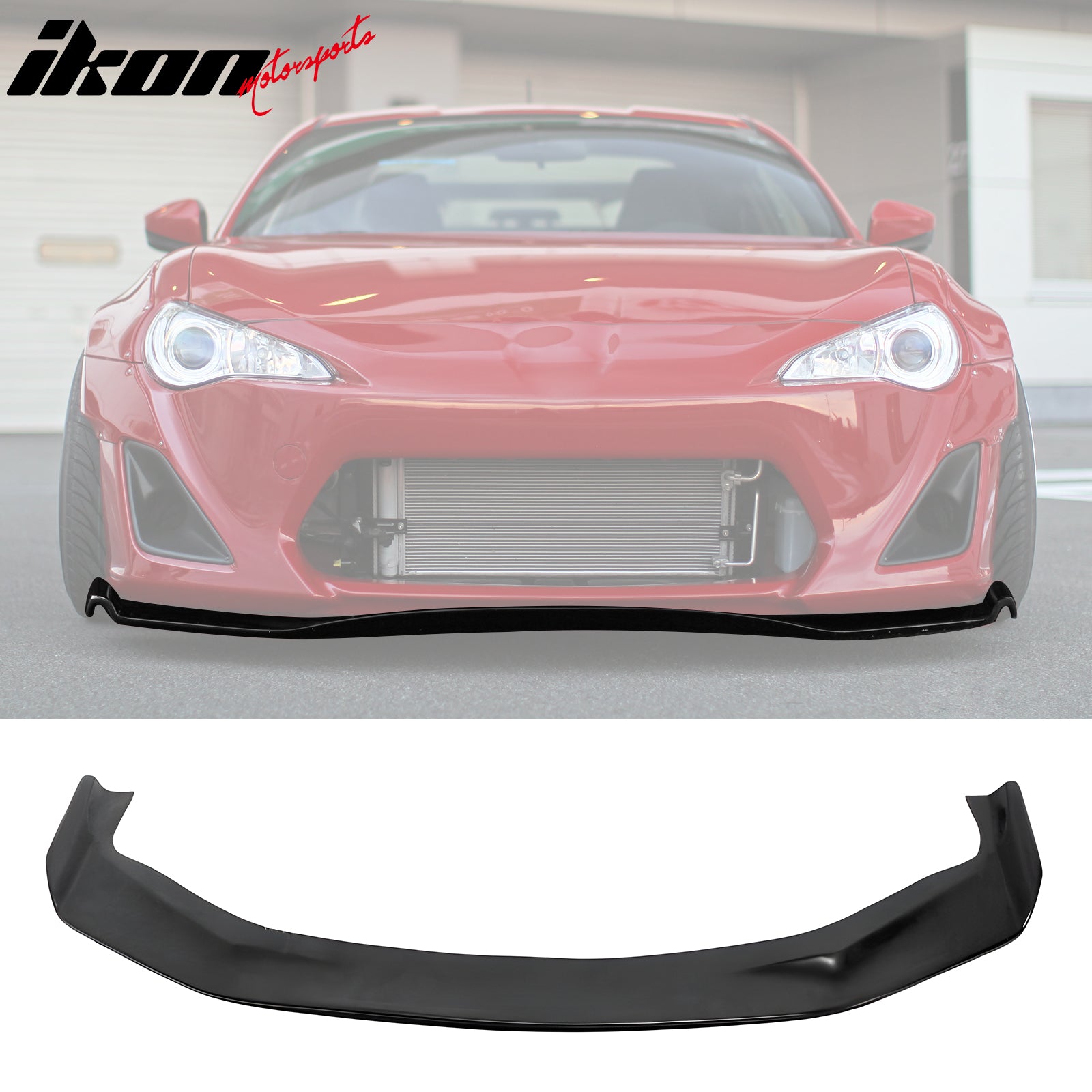 Fits Universal GR Style Front Bumper Lip Spoiler Chin Splitter