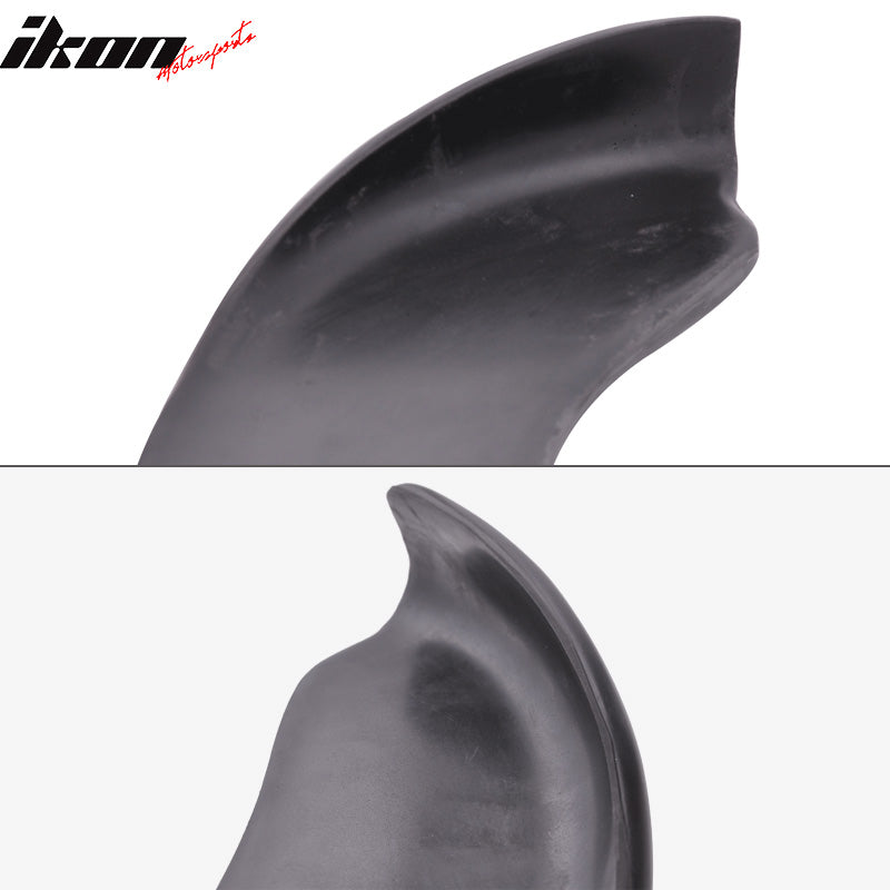 2PC Type 4 Quick Lip Universal Front Bumper Lip Chin Spoiler
