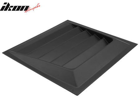 Fits Universal DMAX Style Air Flow Hood Vent Scoop Bonnet Cover Primer Black ABS