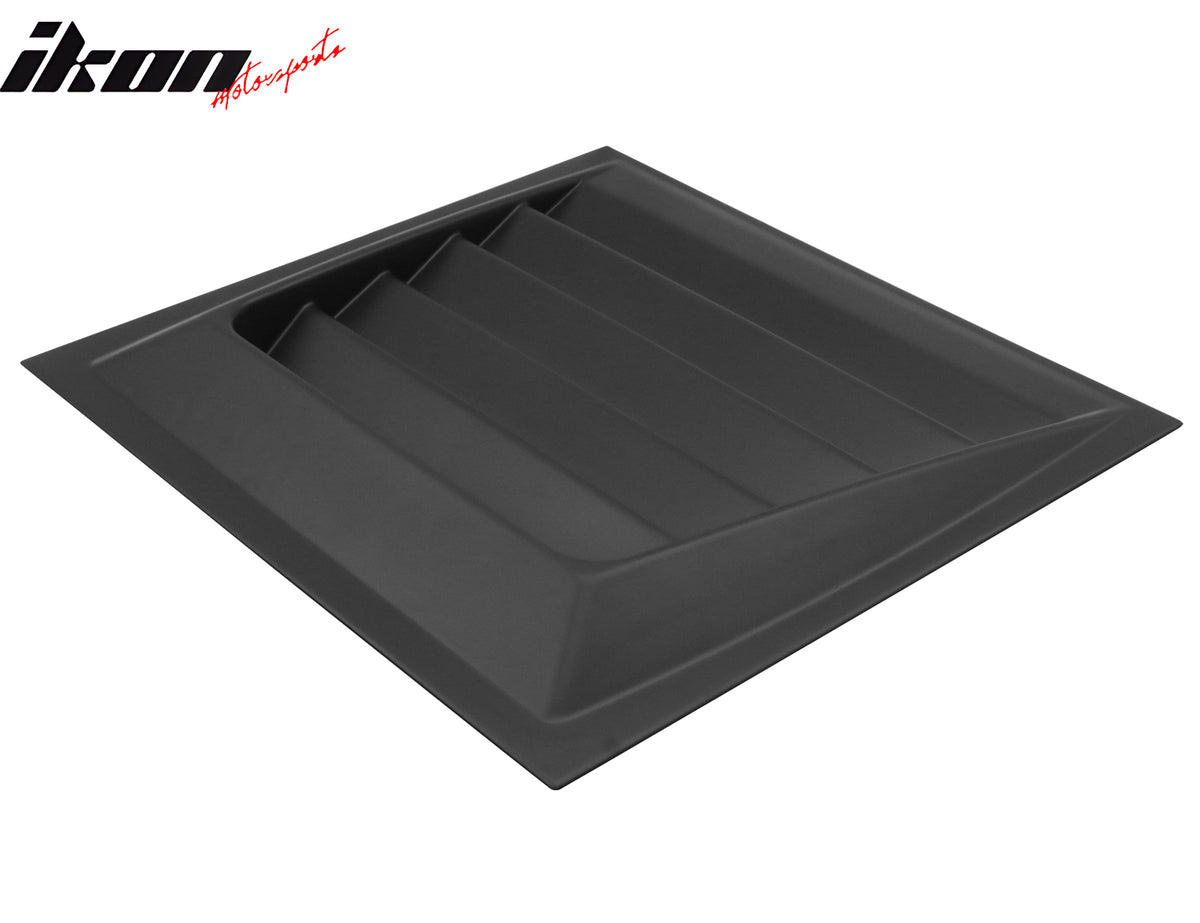 Fits Universal DMAX Style Air Flow Hood Vent Scoop Bonnet Cover Primer Black ABS