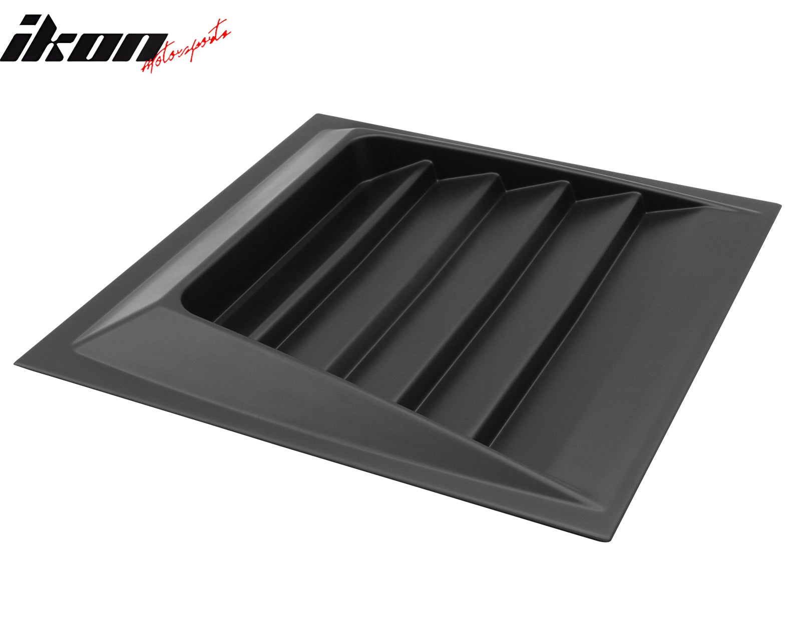 Fits Universal DMAX Style Air Flow Hood Vent Scoop Bonnet Cover Primer Black ABS